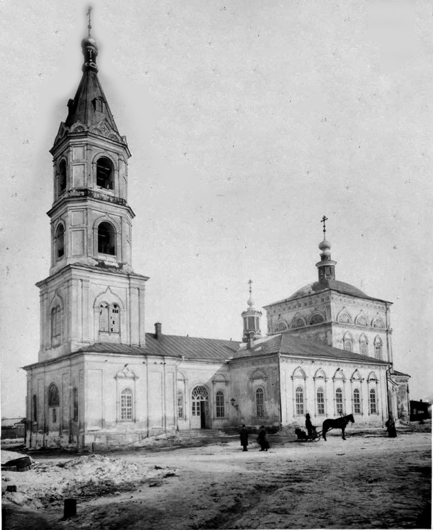 Скопин. Церковь Входа Господня в Иерусалим. архивная фотография