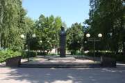 Церковь Входа Господня в Иерусалим, Вид на церковное место с юга<br>, Скопин, Скопинский район и г. Скопин, Рязанская область