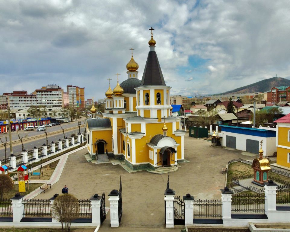 Собор Рождества Христова, Улан-Удэ (Улан-Удэ, город, Республика Бурятия). общий вид в ландшафте