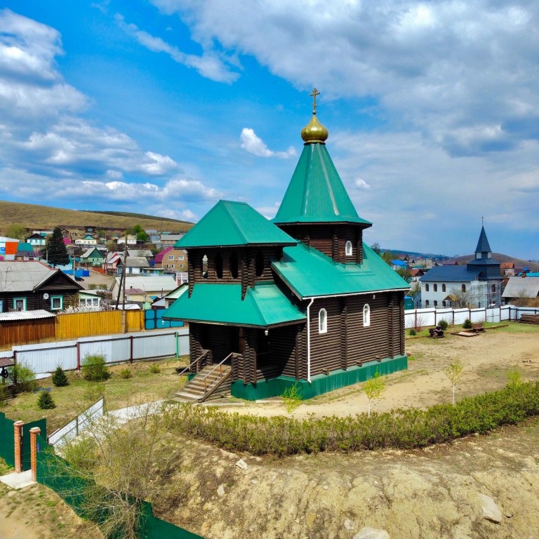 Улан-Удэ. Церковь Рождества Пресвятой Богородицы. фасады, С воздуха 