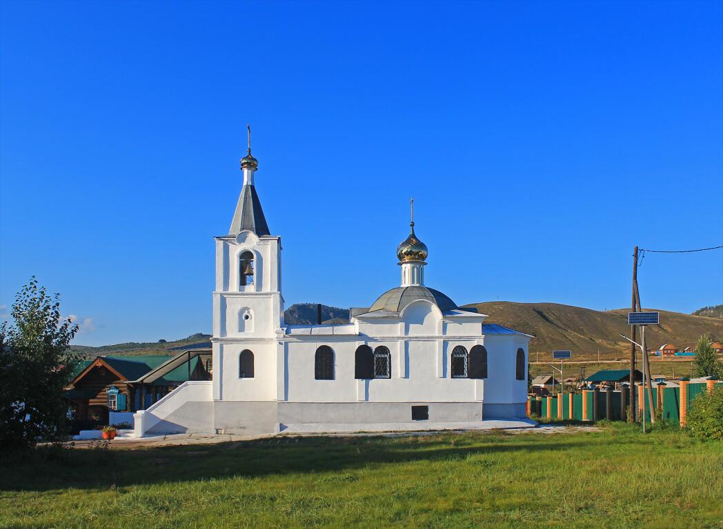 Тарбагатай. Церковь Воздвижения Креста Господня. фасады