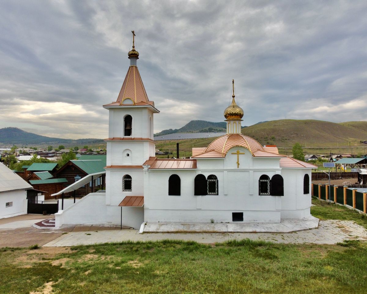 Церковь Воздвижения Креста Господня, Тарбагатай (Тарбагатайский район, Республика Бурятия). фасады, Южный фасад