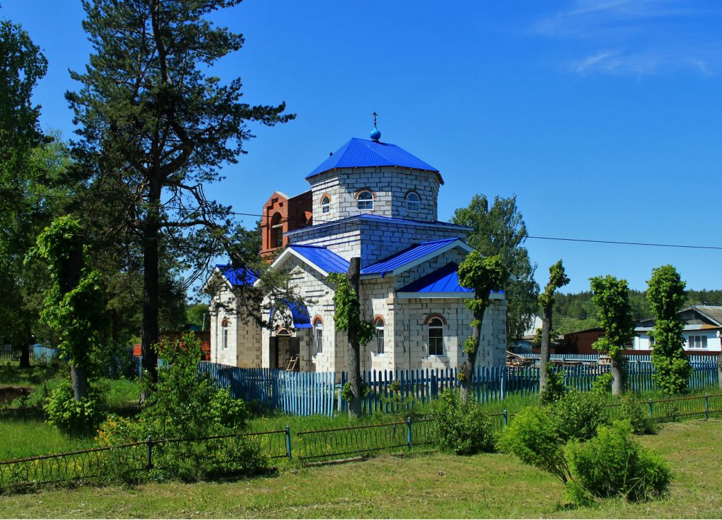 Церковь Всех Святых, в земле Российской просиявших (новая), Глотовка (Инзенский район, Ульяновская область). документальные фотографии