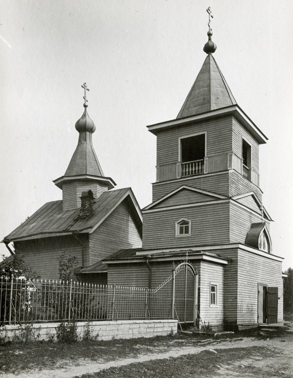 Церковь Петра и Павла в Петропавловском (старая), Волхов, город (Волховский район, Ленинградская область). архивная фотография, 1912. Из фондов Российского этнографического музея