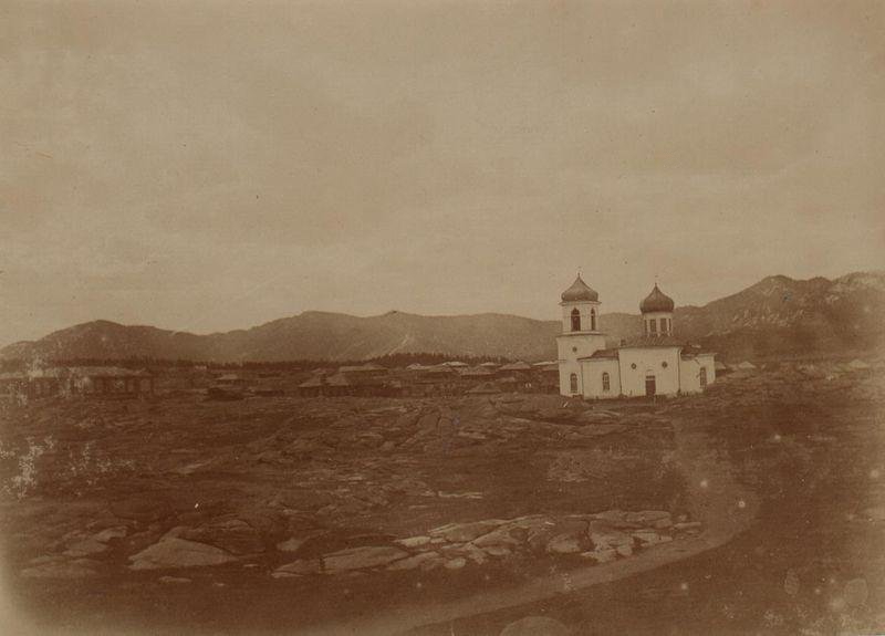 Баянаул. Церковь Стефана архидиакона. архивная фотография, Фото 1920-ых годов из фондов Омского государственного историко-краеведческого музея