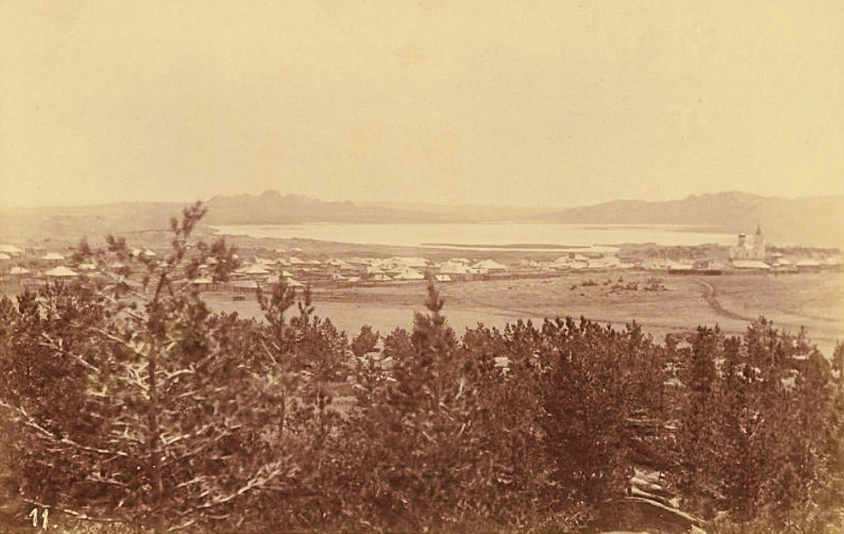 Церковь Стефана архидиакона, Баянаул (Павлодарская область, Казахстан). архивная фотография, Баян-Аул. Станичная церковь. Фотография Поля А.Лаббе