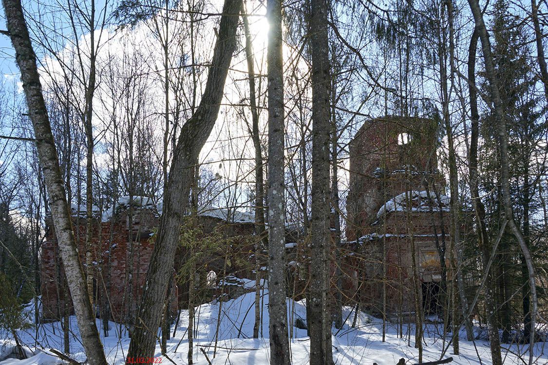 Трубы. Церковь Успения Пресвятой Богородицы. фасады