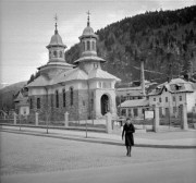 Церковь Троицы Живоначальной, Фото 1941 г. с аукциона e-bay.de<br>, Азуга, Прахова, Румыния