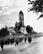 Церковь Рождества Пресвятой Богородицы, Фото 1941 г. из фотоархива ТАСС<br>, Рождественское, Новгород-Северский район, Украина, Черниговская область