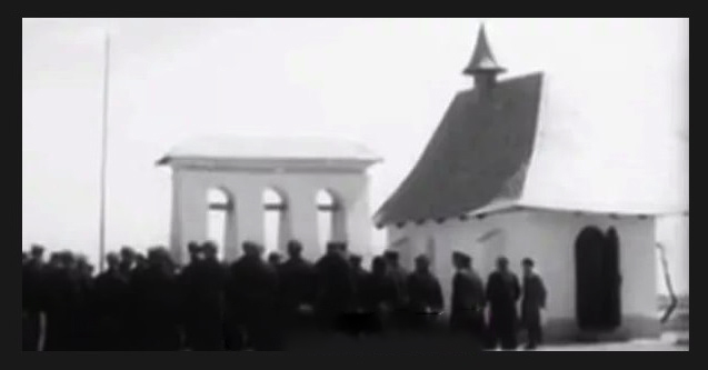 Очаков. Неизвестная часовня. архивная фотография, Советская кинохроника 1944 г.