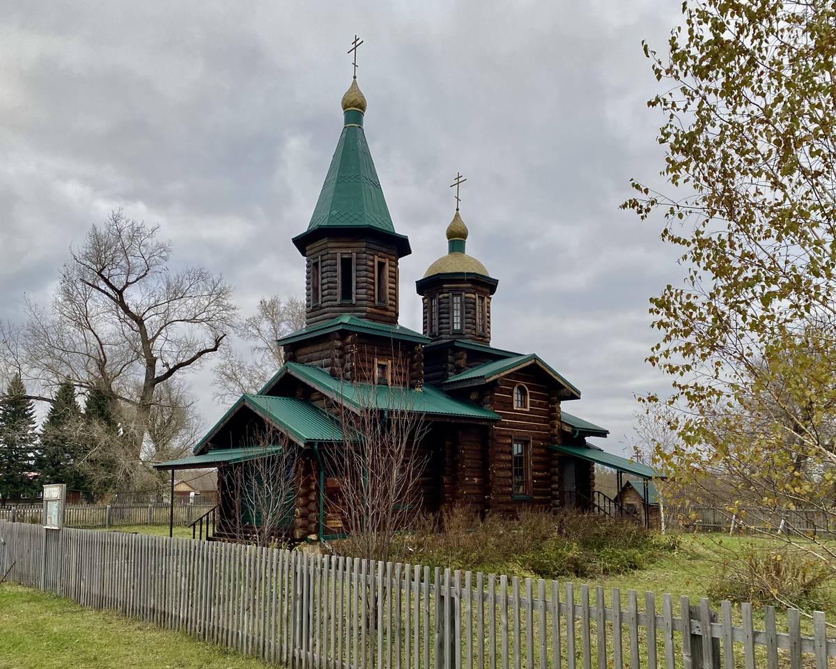 Церковь Иоанна Предтечи (новая), Солоновка (Смоленский район, Алтайский край). фасады, Вид с ЮЗ