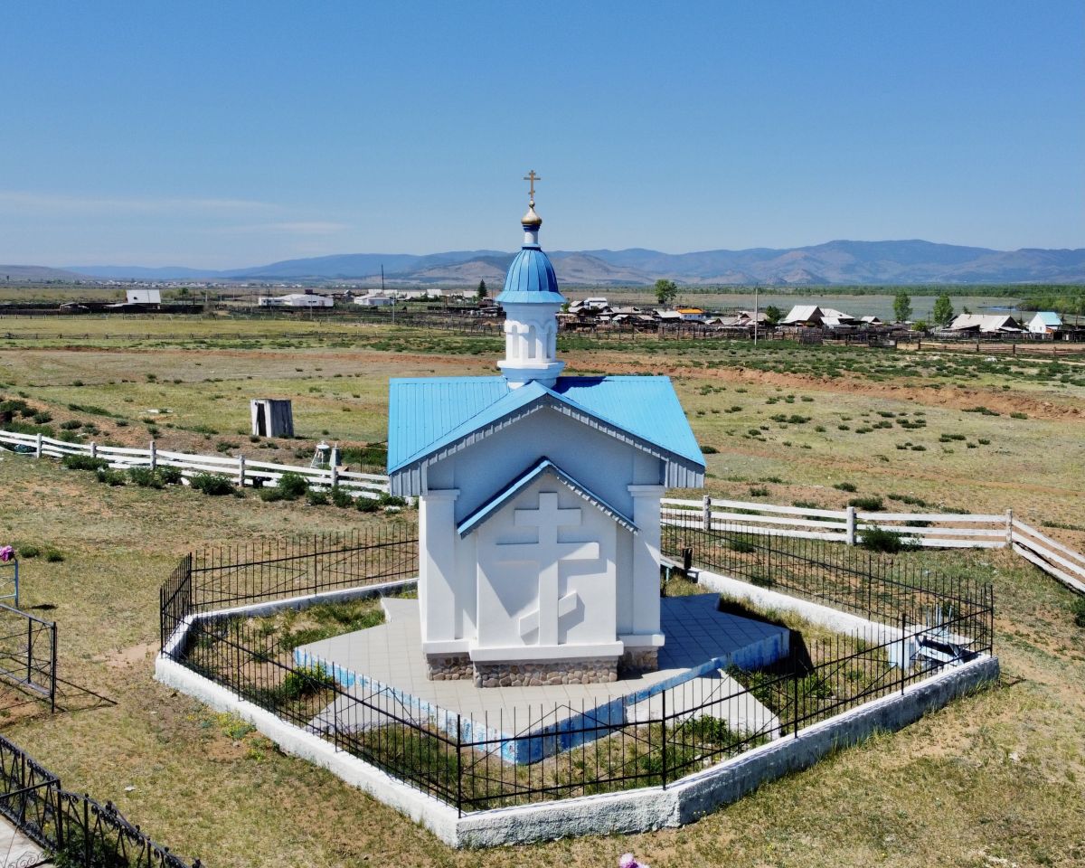 Часовня Ксении Петербургской, Нижний Убукун (Селенгинский район, Республика Бурятия). фасады, Вид с востока