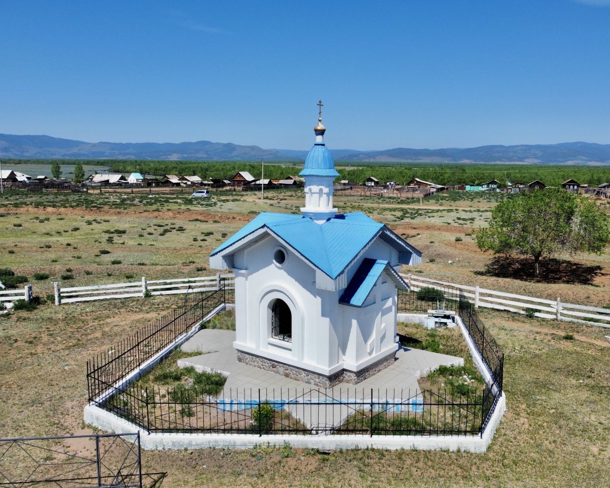 Часовня Ксении Петербургской, Нижний Убукун (Селенгинский район, Республика Бурятия). фасады, Вид с ЮВ