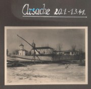 Церковь Пантелеимона Целителя, Фото 1941 г. с аукциона e-bay.de<br>, Ведя, Джурджу, Румыния