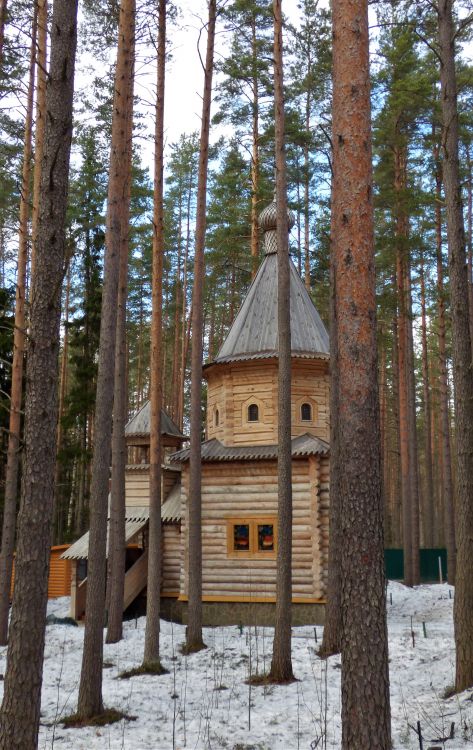 Неизвестная часовня, Комарово (Санкт-Петербург, Курортный район, г. Санкт-Петербург). фасады, Вид с Кудринского пер.