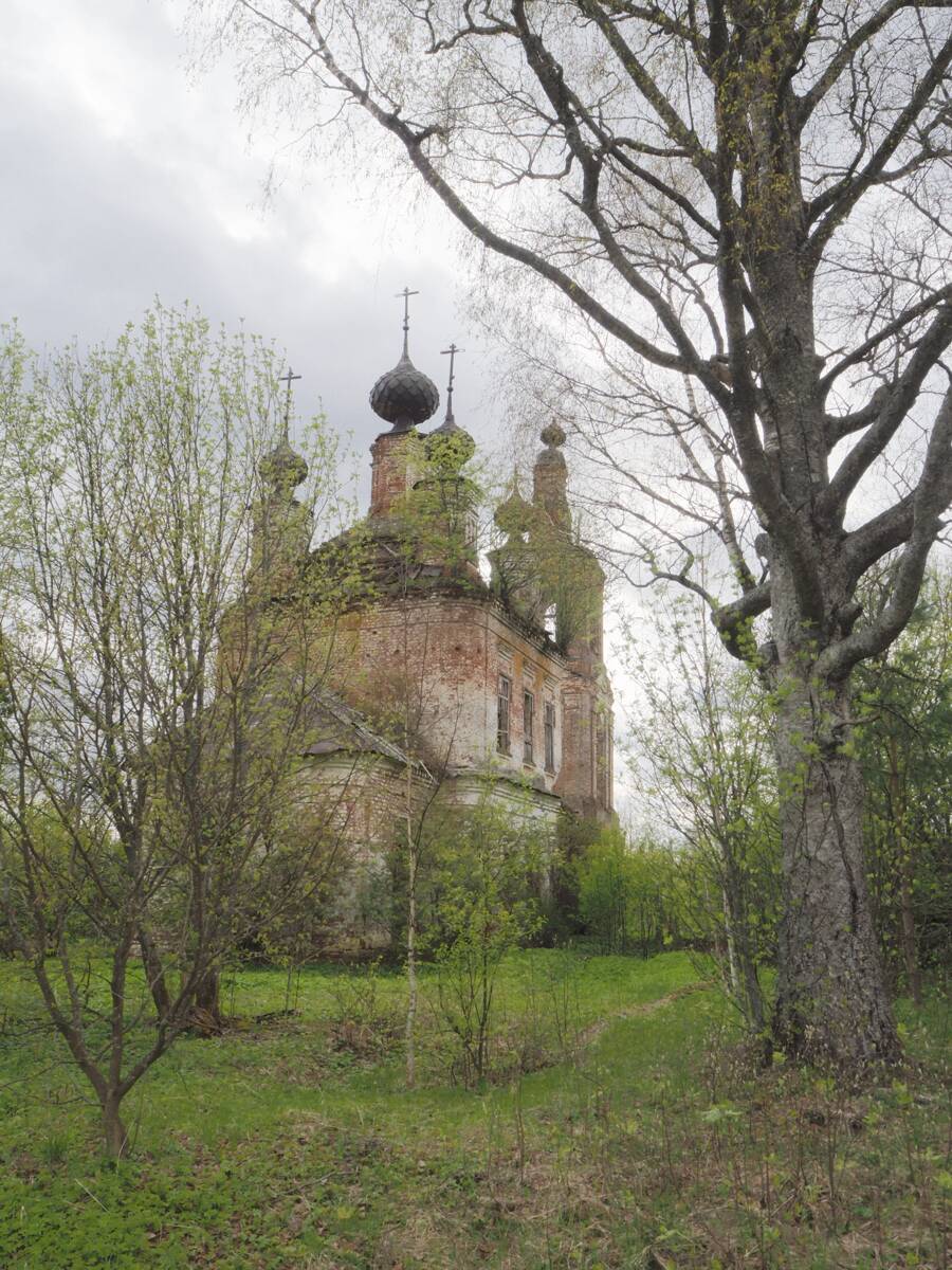 Церковь Преображения Господня, Спасское (Судиславский район, Костромская область). фасады