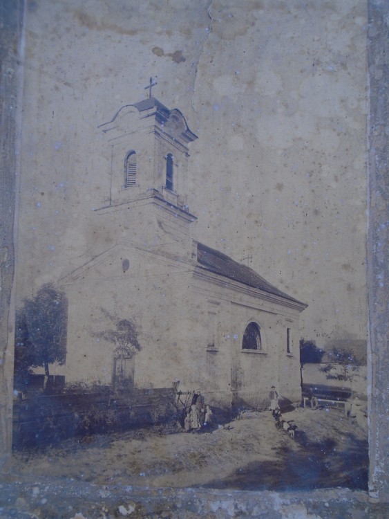 Церковь Успения Пресвятой Богородицы (старая), Винга (Арад, Румыния). архивная фотография, Частная коллекция. Фото 1910-х годов