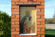 Часовенный столб, Образ Илии Пророка на фасаде часовни<br>, Кибирево, Петушинский район, Владимирская область