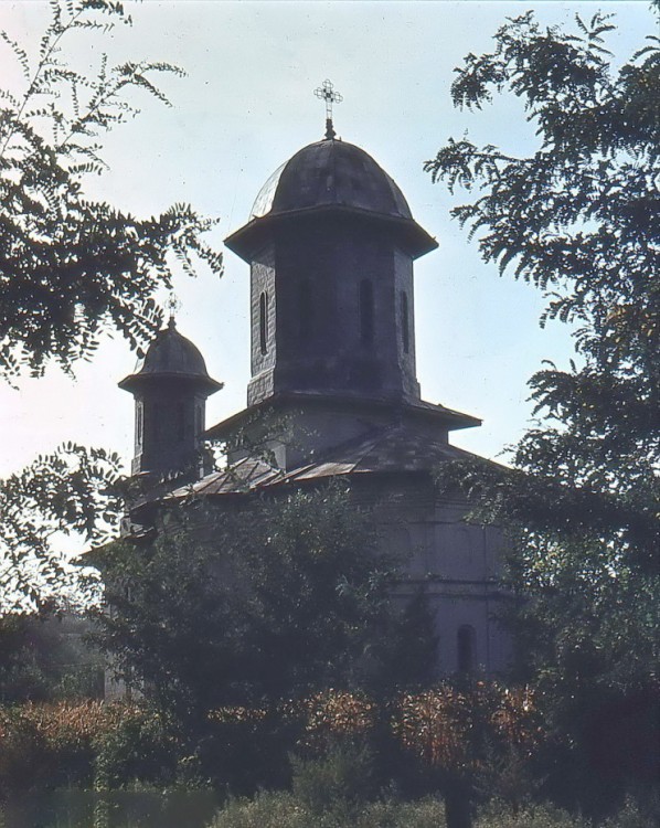Неизвестная церковь, Гурбэнешти (Кэлэраши, Румыния). архивная фотография, Частная коллекция. Фото 1980 г.