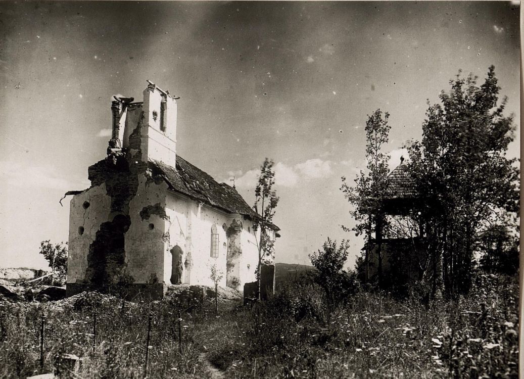 Церковь Успения Пресвятой Богородицы, Дорна-Арини (Сучава, Румыния). архивная фотография, Фото 1917 г. с аукциона e-bay.de