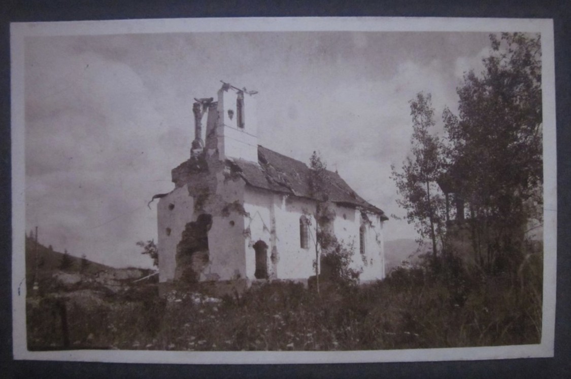 Церковь Успения Пресвятой Богородицы, Дорна-Арини (Сучава, Румыния). архивная фотография, Фото 1917 г. с аукциона e-bay.de
