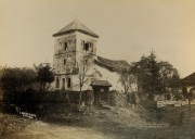 Церковь Успения Пресвятой Богородицы, Почтовая фотооткрытка 1900-х годов<br>, Драгославеле, Арджеш, Румыния