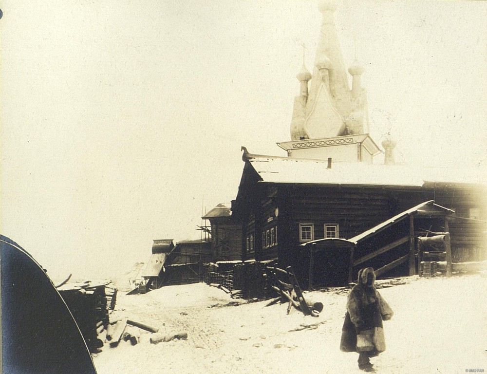 Церковь Михаила и Гавриила Архангелов, Юрома (Лешуконский район, Архангельская область). архивная фотография, Фотография Николая Шабунина. 1903-1904 гг