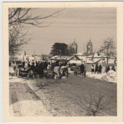 Церковь Илии Пророка, Фото 1941 г. с аукциона e-bay.de<br>, Гэешти, Дымбовица, Румыния