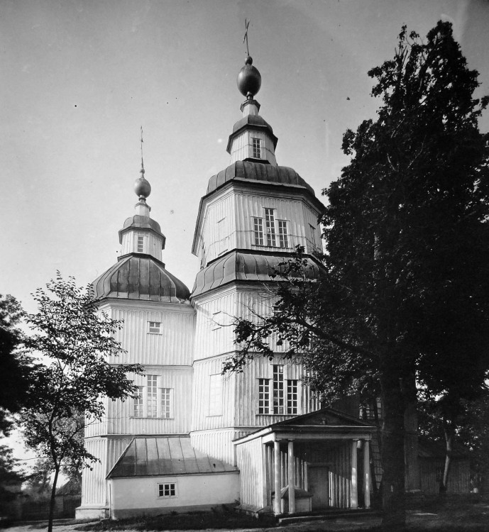 Церковь Покрова Пресвятой Богородицы, Зеньков (Полтавский район, Украина, Полтавская область). архивная фотография, Фото С.А. Таранушенко, 1928 г.