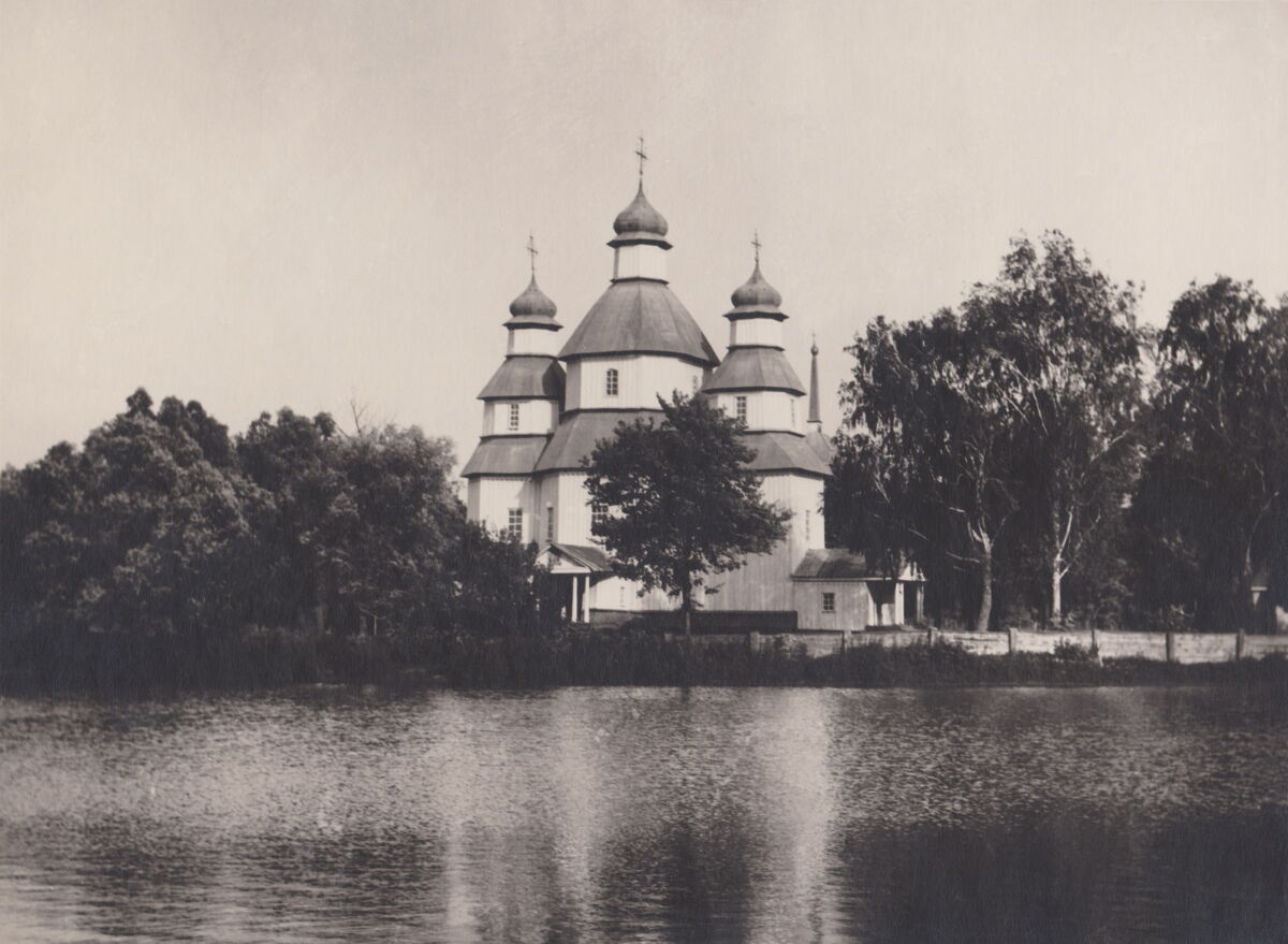 Церковь Михаила Архангела, Вороньков (Воронки) (Бориспольский район, Украина, Киевская область). архивная фотография, Фото первой трети ХХ века