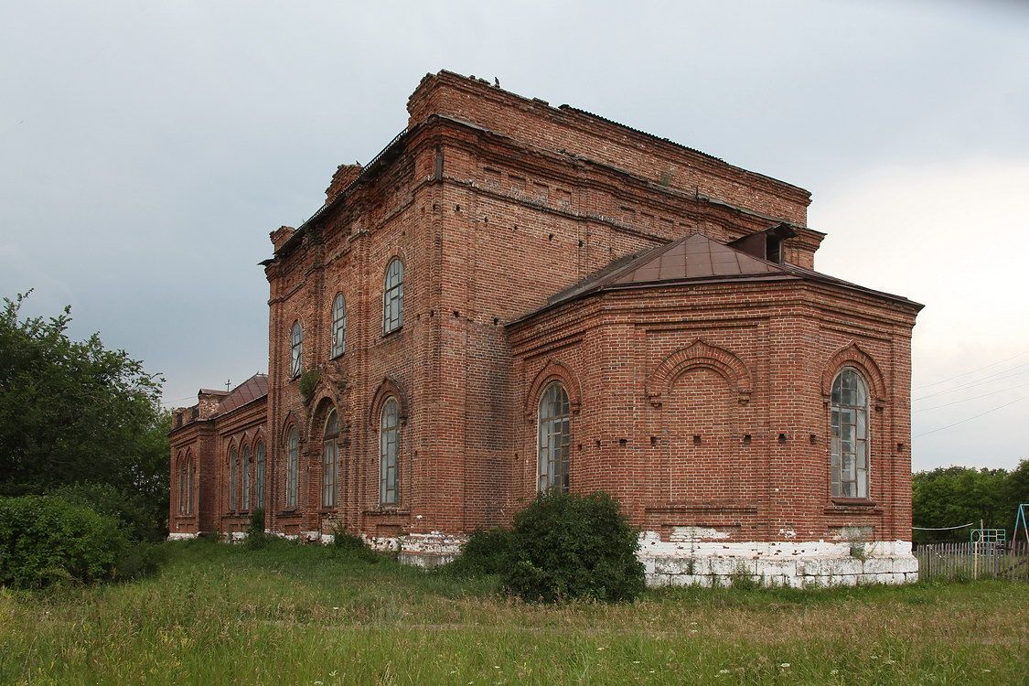Церковь Вознесения Господня, Корюково (Катайский район, Курганская область). фасады, Вид с юго-востока