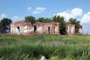 Церковь Вознесения Господня, Вид с юго-запада<br>, Крестовка, Далматовский район, Курганская область