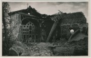 Церковь Илии Пророка, Храм после бомбардировки 24.04.1944 г. Фото с аукциона e-bay.de<br>, Плоешти, Прахова, Румыния