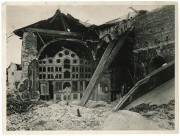 Церковь Илии Пророка, Храм после бомбардировки 24.04.1944 г. Фото с аукциона e-bay.de<br>, Плоешти, Прахова, Румыния
