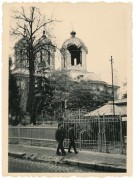 Церковь Константина и Елены, Храм после землетрясения. Фото 1940 г. с аукциона e-bay.de<br>, Плоешти, Прахова, Румыния