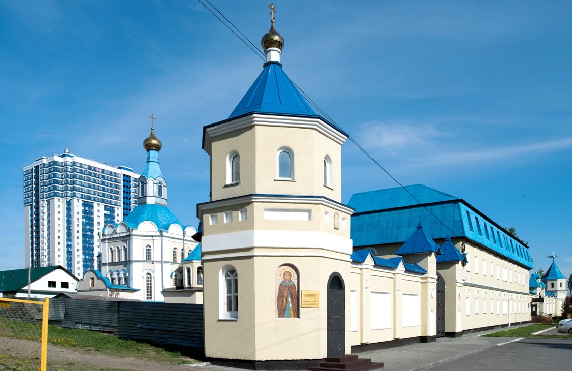 Часовня Сергия Радонежского при Духовной семинарии, Барнаул (Барнаул, город, Алтайский край). фасады, Часовня преподобного Сергия Радонежского   при  Барнаульской  Православной  Духовной семинарии. 