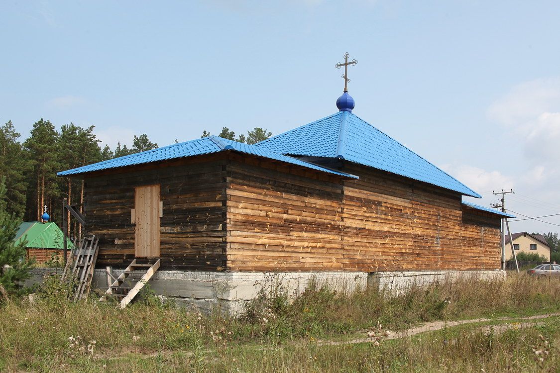 Церковь Покрова Пресвятой Богородицы, Колташево (Кетовский район, Курганская область). фасады, Вид с юго-запада