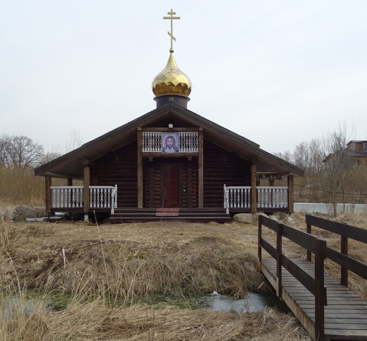 Храм-часовня Иоанна Предтечи, Знаменка (Санкт-Петербург, Петродворцовый район, г. Санкт-Петербург). фасады