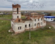 Церковь Преображения Господня, Вид с ЮЗ<br>, Дубровное, Лебяжьевский район, Курганская область
