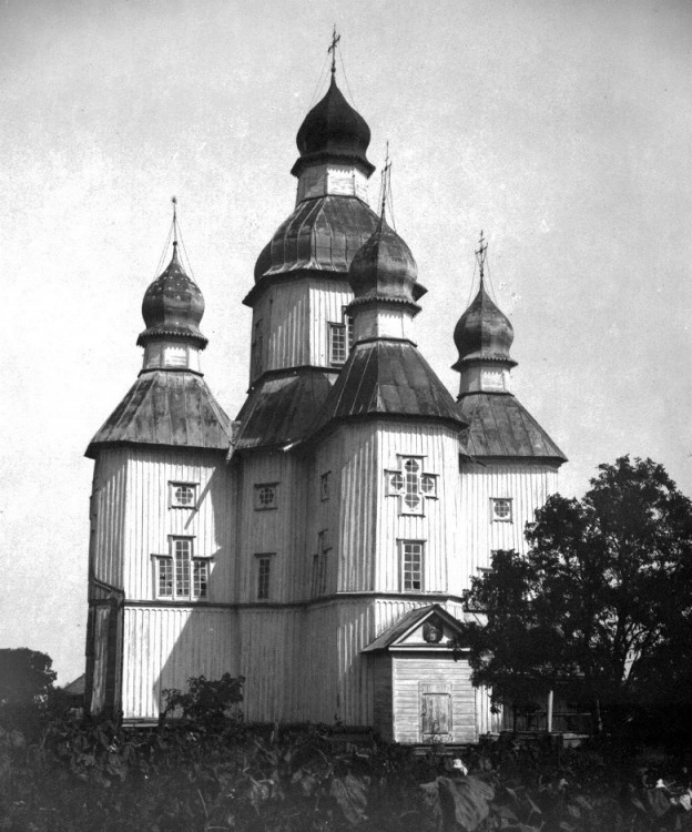 Церковь Покрова Пресвятой Богородицы, Белики (Полтавский район, Украина, Полтавская область). архивная фотография, Частная коллекция. Фото 1890-х годов