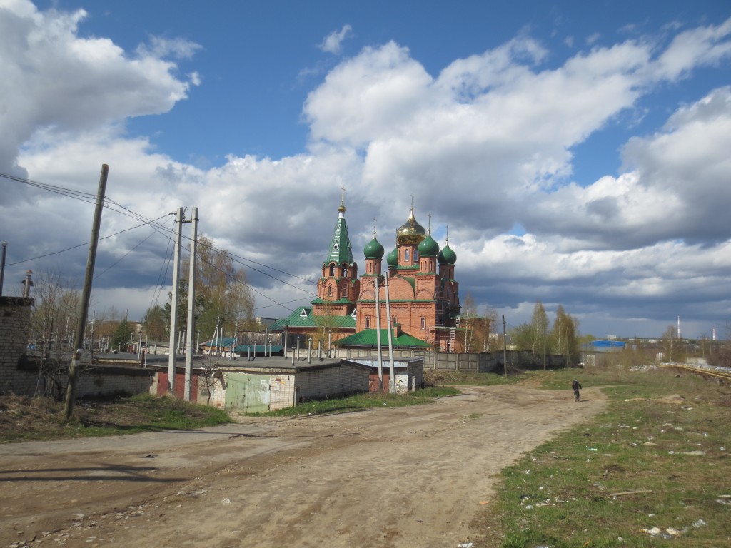 Арзамас. Церковь Николая Чудотворца. общий вид в ландшафте