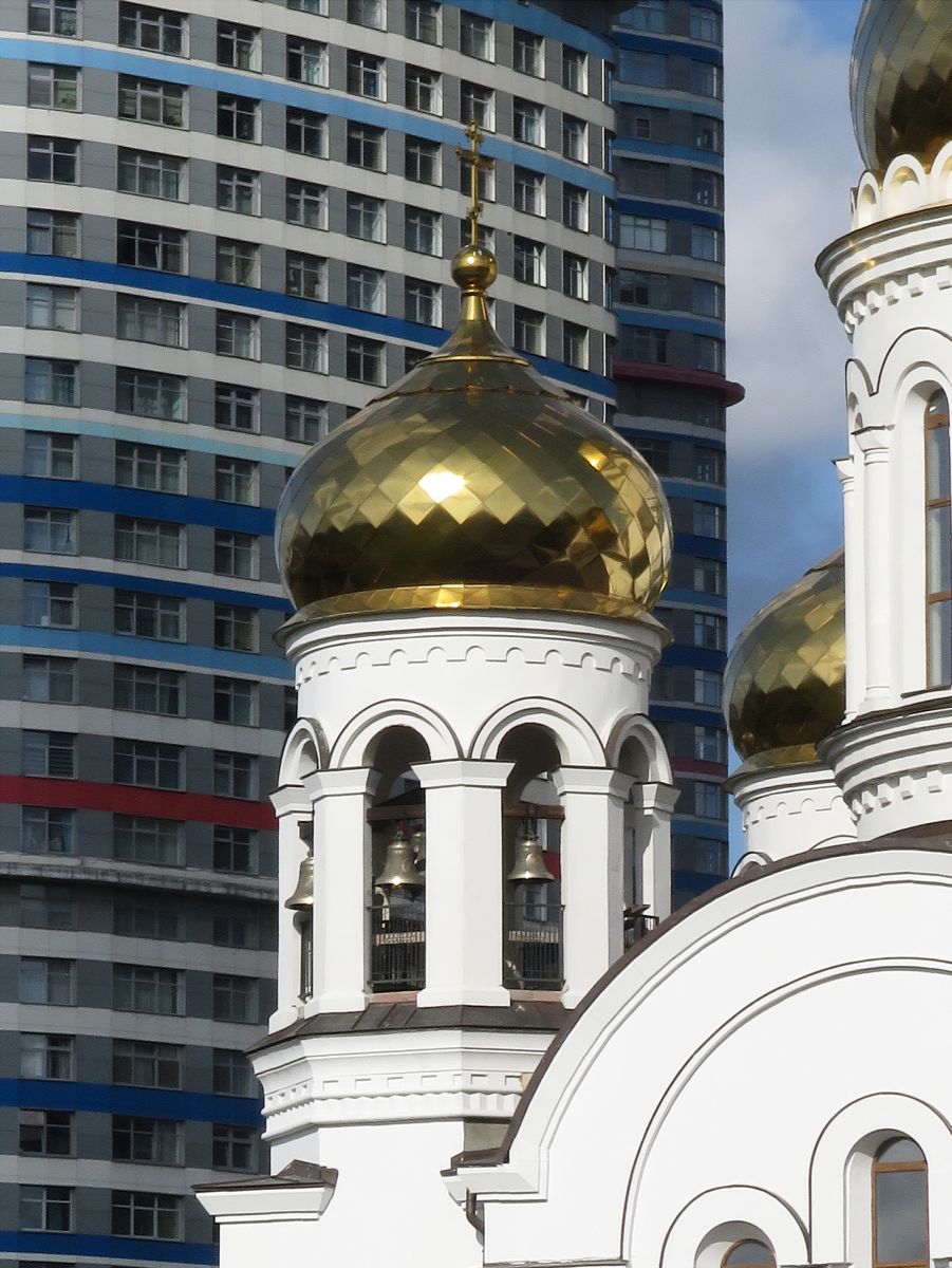 Церковь Кирилла и Мефодия в Ростокине, Ростокино (Северо-Восточный административный округ (СВАО), г. Москва). архитектурные детали, Звонница