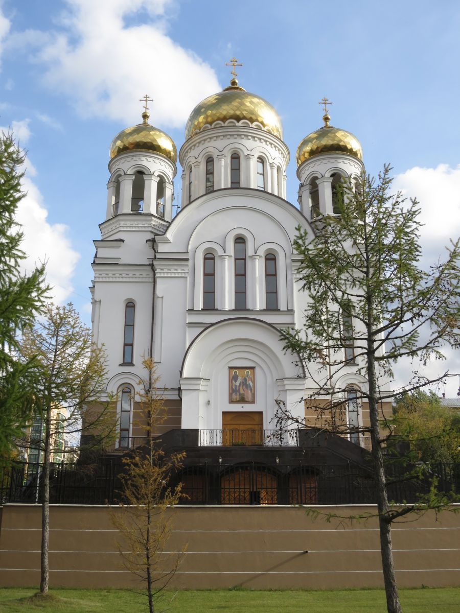Церковь Кирилла и Мефодия в Ростокине, Ростокино (Северо-Восточный административный округ (СВАО), г. Москва). фасады