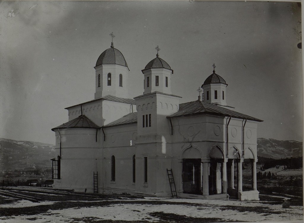 Церковь Димитрия Солунского, Нягра-Шарулуй (Сучава, Румыния). архивная фотография, Фото 1916 г. с аукциона e-bay.de