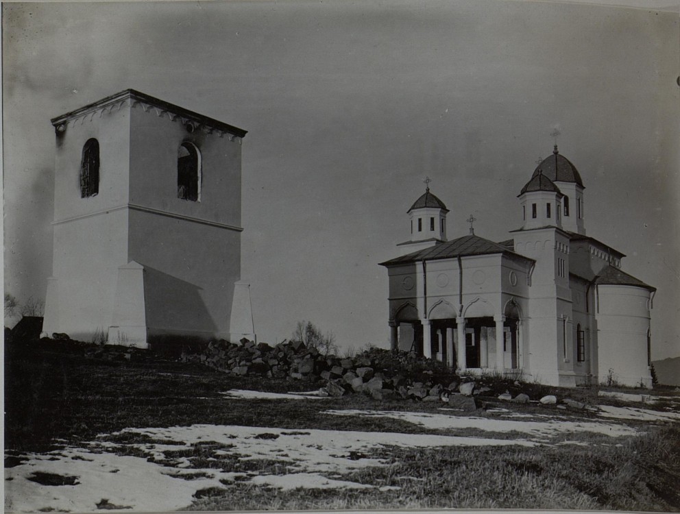 Церковь Димитрия Солунского, Нягра-Шарулуй (Сучава, Румыния). архивная фотография, Фото 1916 г. с аукциона e-bay.de