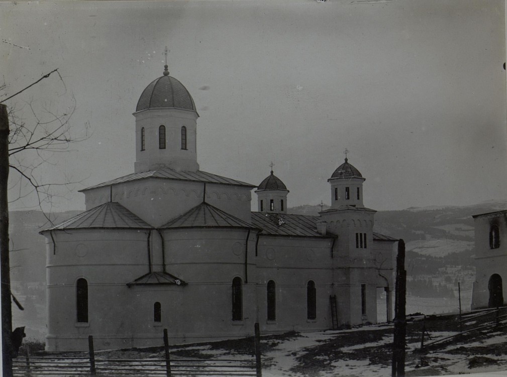 Церковь Димитрия Солунского, Нягра-Шарулуй (Сучава, Румыния). архивная фотография, Фото 1916 г. с аукциона e-bay.de