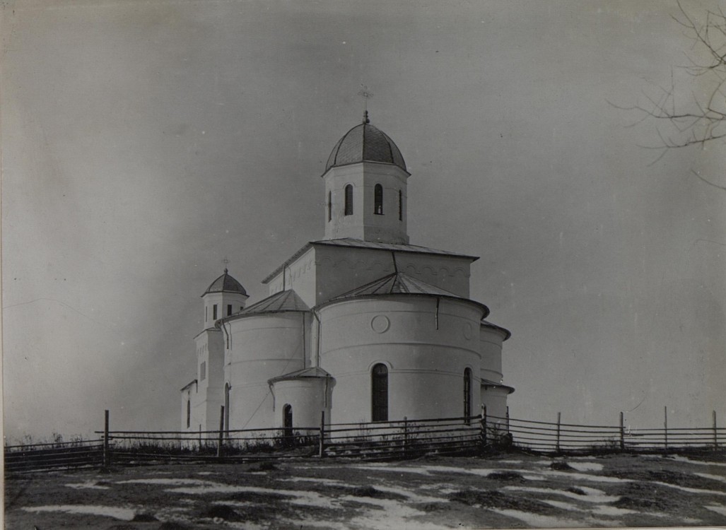 Церковь Димитрия Солунского, Нягра-Шарулуй (Сучава, Румыния). архивная фотография, Фото 1916 г. с аукциона e-bay.de