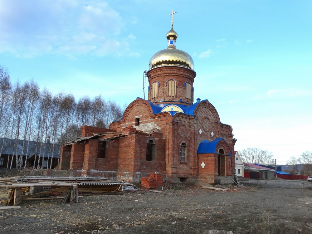 Мраково. Церковь Покрова Пресвятой Богородицы (новая). фасады