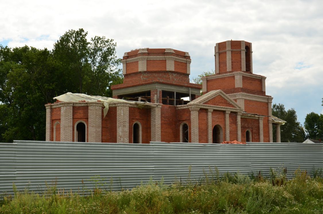 Церковь Афанасия и Кирилла, Патриархов Александрийских (новая), Алешковичи (Суземский район, Брянская область). документальные фотографии