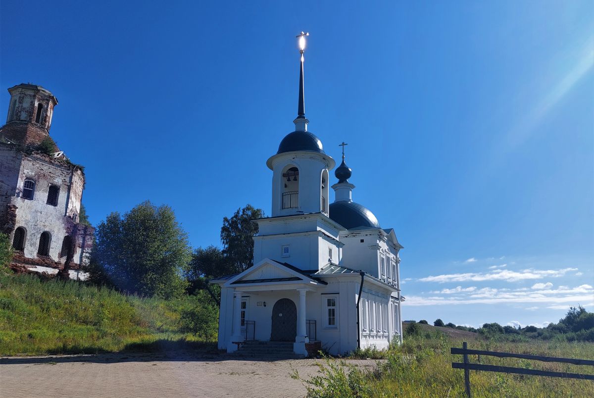 Троицкое. Церковь Георгия Победоносца. фасады